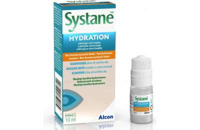 Alcon Systane Hydration zvlhčující oční kapky bez konzervačních látek 10 ml